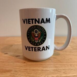 Vietnam Veteran United States Army Official Seal Coffee Tea Mug Cup Ceramic 12oz
